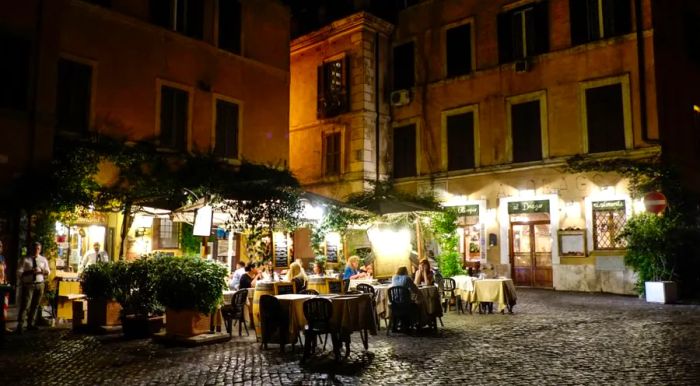 Trastevere, a charming neighborhood in Rome, is a must-visit destination for food lovers.