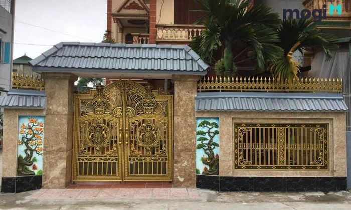 Trụ cổng ốp đá với độ bền vượt trội, được ưa chuộng nhất trong năm 2022