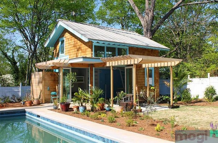 Nhà 1 tầng đẹp và hiện đại.