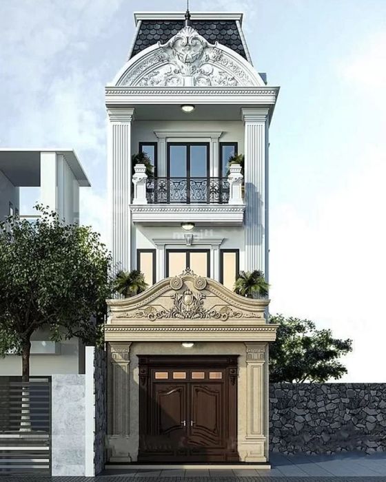 Nhà ống tân cổ điển 3 tầng, sự lựa chọn hoàn hảo cho không gian sống hiện đại.