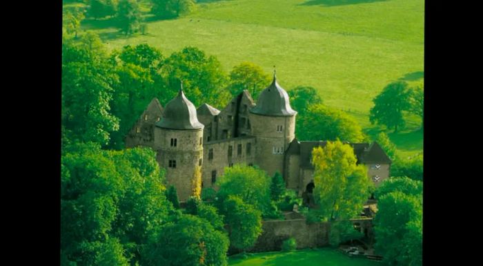 The enchanting setting of Grimms' fairy tale 