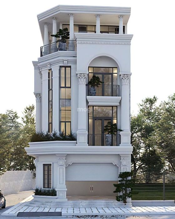 Nhà ống tân cổ điển 3 tầng, phong cách sang trọng và bền vững qua thời gian.