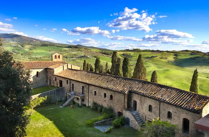 Nestled deep in the rolling hills of Tuscany, Italy.