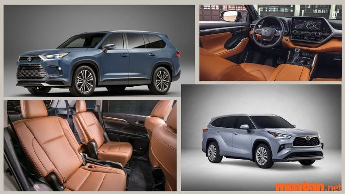 Hình ảnh xe Toyota Highlander và không gian nội thất