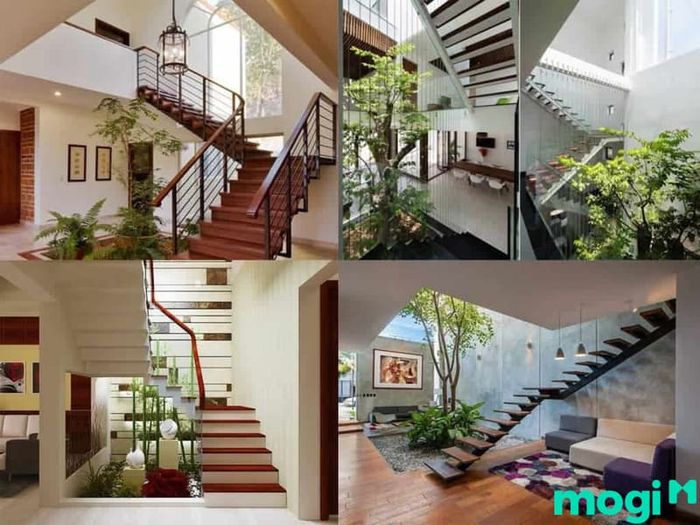 Giếng trời cầu thang mang lại rất nhiều lợi ích cho ngôi nhà.