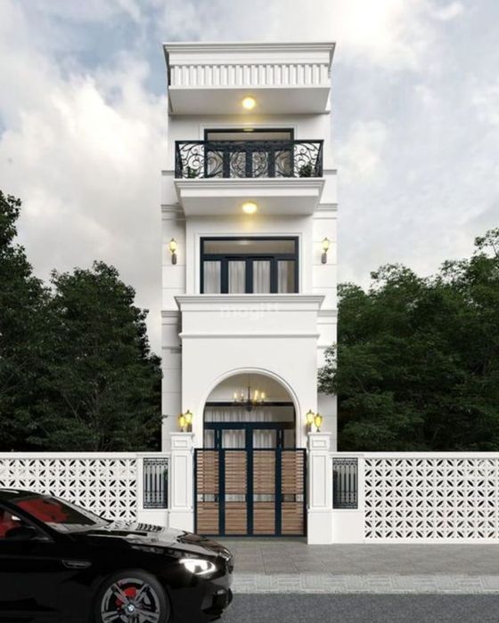 nhà ống phong cách tân cổ điển 3 tầng