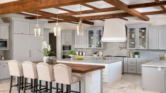 Điều cần tránh khi chọn hướng bếp cho tuổi Giáp Tý - Tránh đặt bếp dưới xà ngang