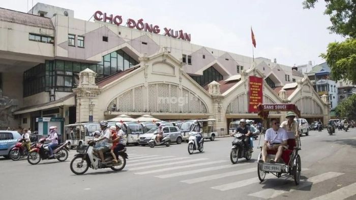 Chợ Đồng Xuân được coi là một trong những biểu tượng văn hóa đặc sắc của Hà Nội - Nguồn: Internet