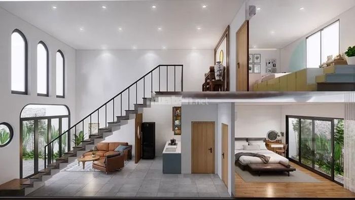 Nhà sân vườn cấp 4 với gác lửng là giải pháp tuyệt vời cho các gia đình muốn tối ưu không gian sống mà không phải xây thêm tầng.