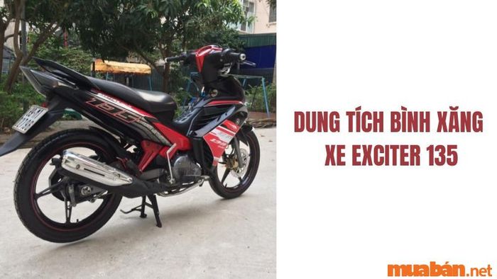 Thông tin chi tiết về dung tích và hiệu suất bình xăng của xe Exciter 135