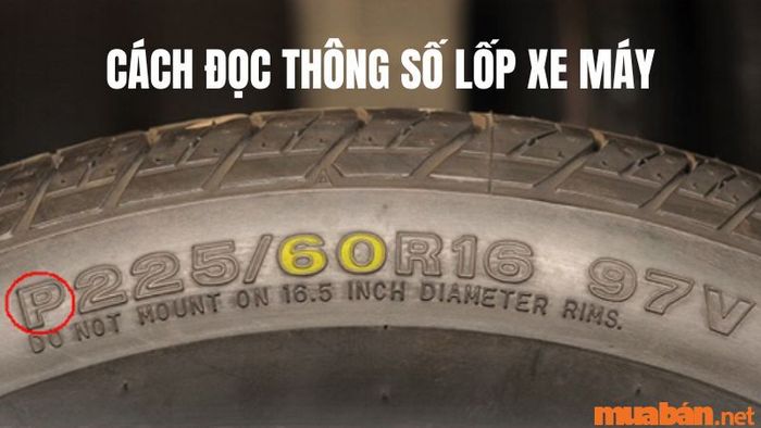 Hướng dẫn chi tiết cách đọc các thông số lốp xe máy