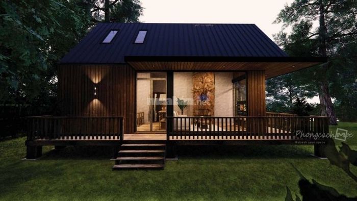 Nhà vườn cấp 4 theo phong cách Bungalow