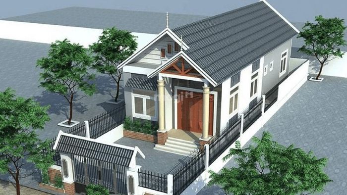 Nhà cấp 4 kiểu mái thái