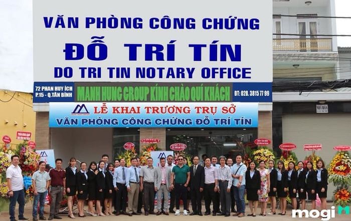 Văn phòng công chứng tại Tân Bình