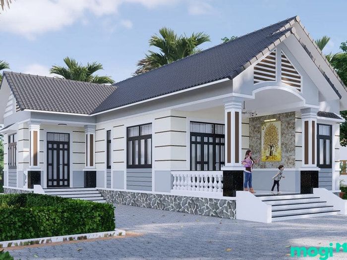 mẫu nhà ống 1 tầng đẹp 5x20