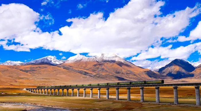 The Qinghai-Tibet Railway is often dubbed the 