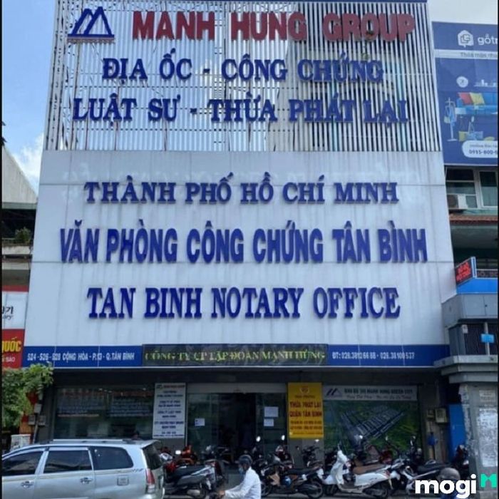 Văn phòng công chứng quận Tân Bình