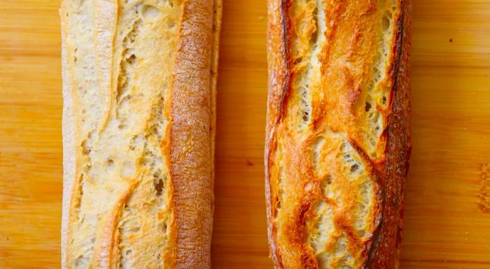 The finest baguettes feature a caramelized brown crust that crackles and pops when squeezed, a stark contrast to the lighter, blander supermarket variety.