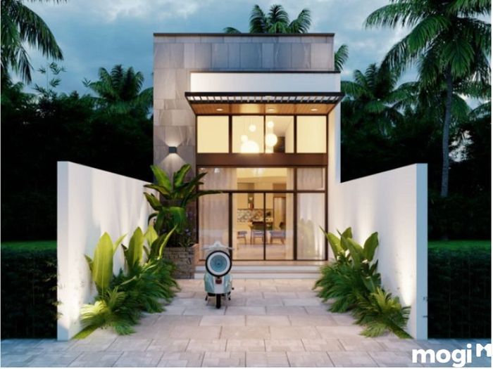 mẫu nhà ống 1 tầng đẹp 5x20