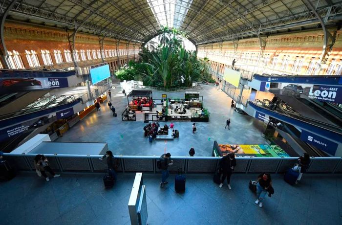 Back on Track is advocating for the introduction of night trains to Spain (pictured: Madrid’s Atocha station).