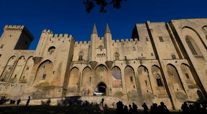 As part of the program, we went on day trips, including a visit to the historic city of Avignon.