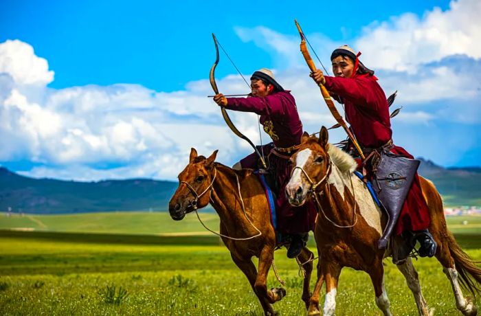 Mongolian archery is seeing a resurgence in popularity.