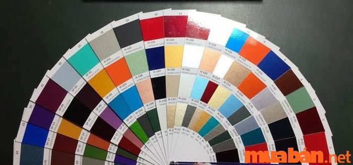 Danh sách bảng màu sơn xe máy hiện có