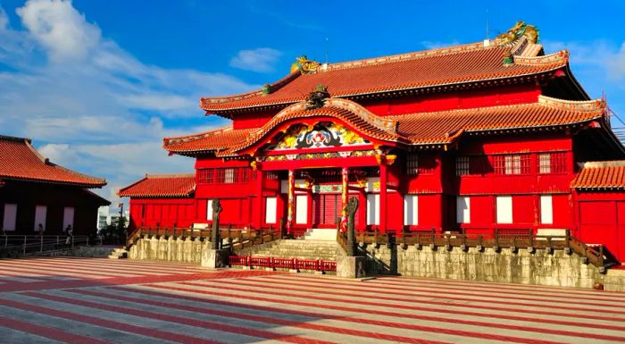 Shuri Castle underwent significant restoration efforts after the conclusion of World War II.