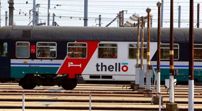 The Thello sleeper train operates between Paris and northern Italy.