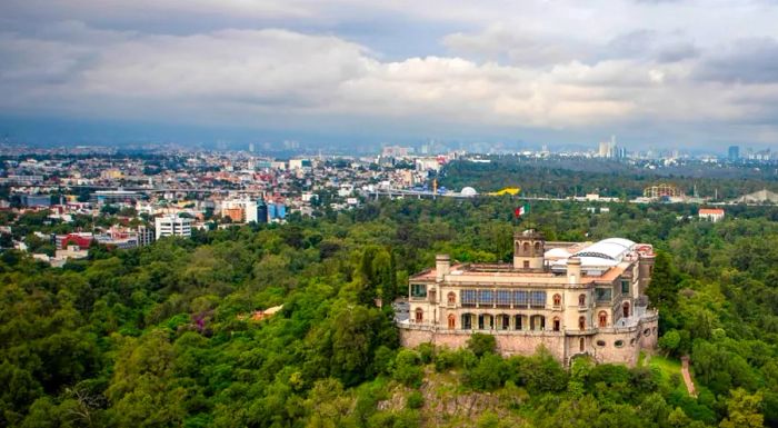 Chapultepec Castle is the only royal palace in the Western Hemisphere.