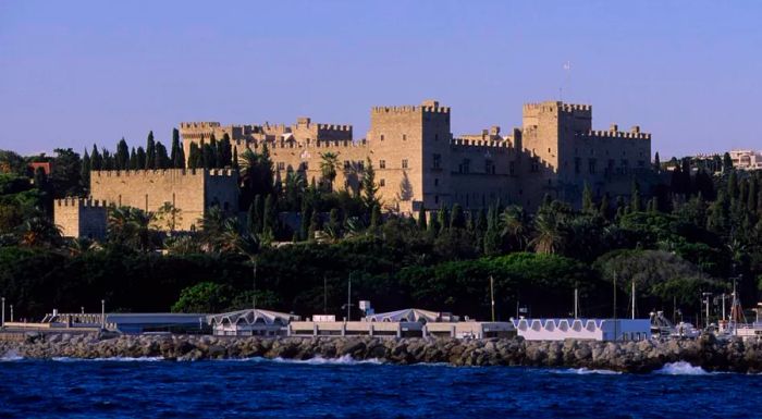 Benito Mussolini, the Italian dictator, once used the medieval castle on Rhodes as his personal holiday residence.