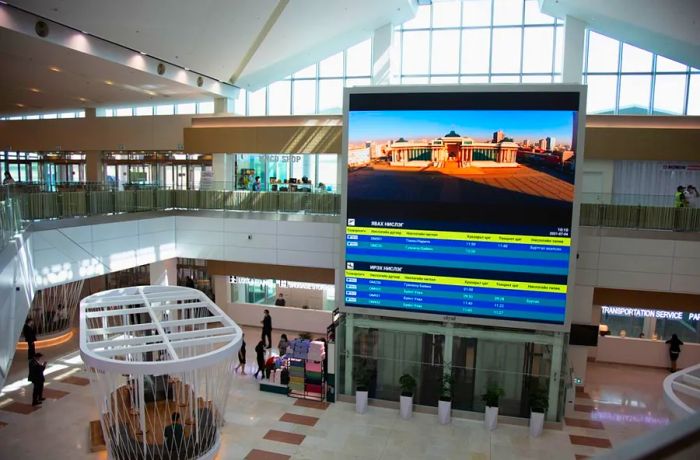 Mongolia’s newly opened Chinggis Khaan International Airport