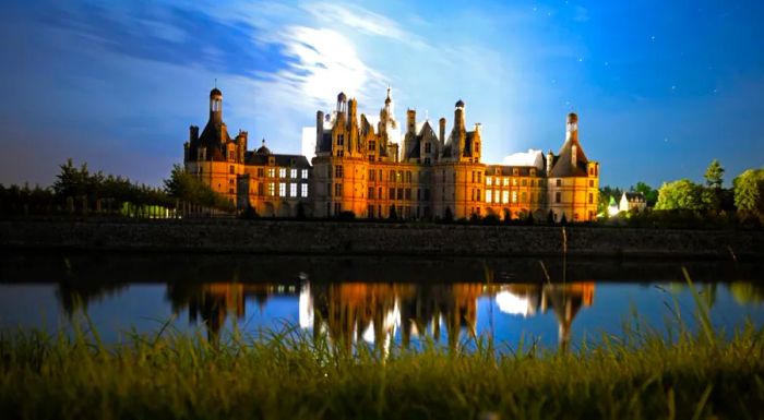 The construction of the Château de Chambord took an impressive 28 years to complete.