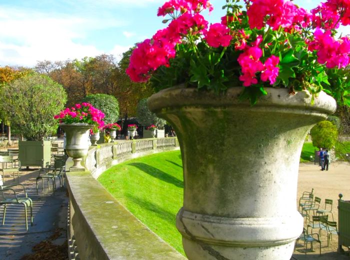 Jardin du Luxembourg. I spent my days strolling through the beautiful parks of Paris, then returned each evening to my dear aunt's place in Villejuif, always making sure to get home before nightfall.