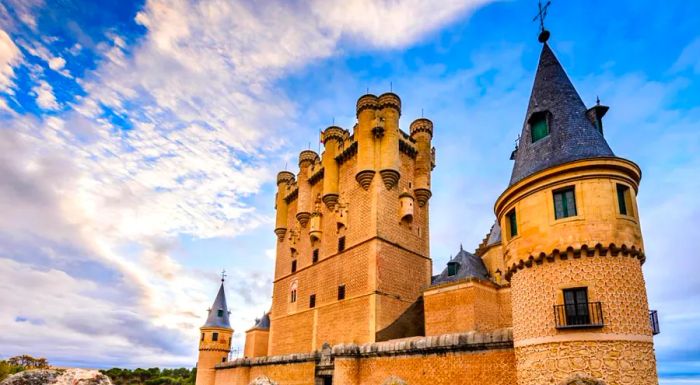 Segovia's Alcázar once served as the royal residence of Queen Isabella.