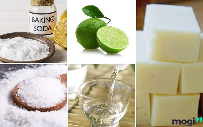 Nước Rửa Chén Từ Baking Soda, Muối, Chanh Và Giấm