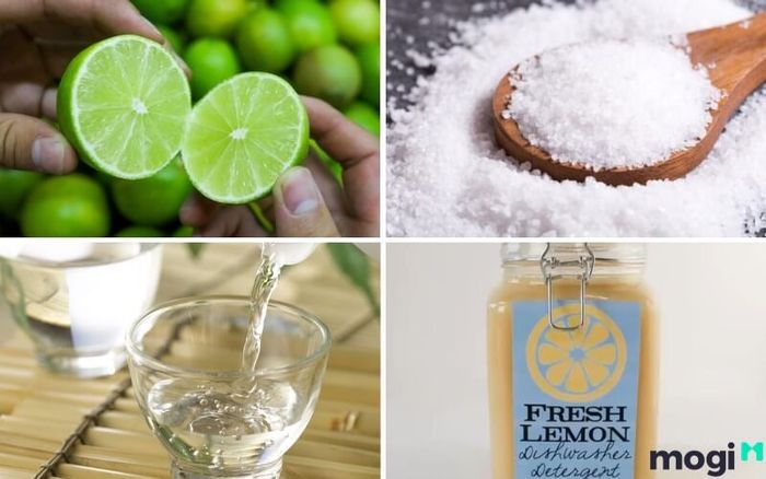 Làm Nước Rửa Chén Từ Chanh Tươi, Muối Và Giấm