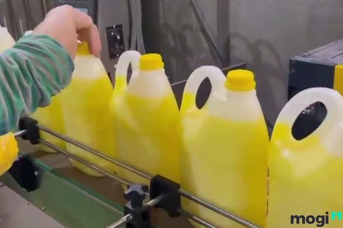 Quy trình chế biến nước rửa chén công nghiệp.