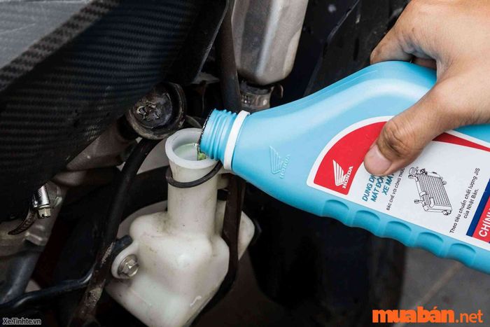 Xe Honda sử dụng hệ thống làm mát bằng