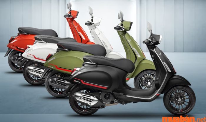 Vespa Sprint 150 có những màu sắc nào?