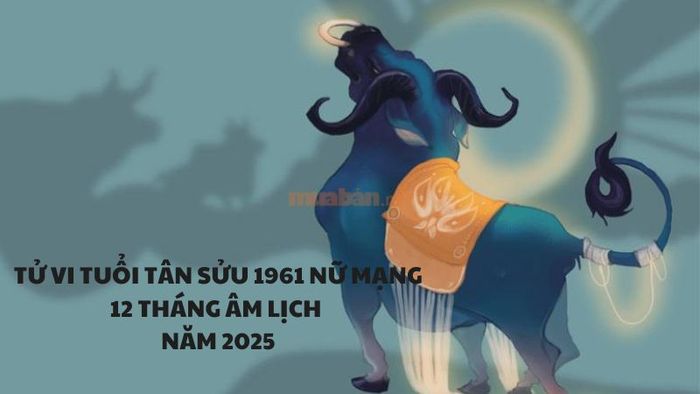 Phân tích chi tiết tử vi của nữ Tân Sửu 1961 trong năm 2025, qua từng tháng âm lịch.