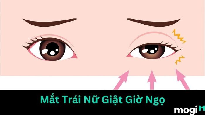 Giật mắt trái nữ vào giờ Ngọ là dấu hiệu bạn sẽ có dịp gặp lại người thân lâu ngày không gặp.