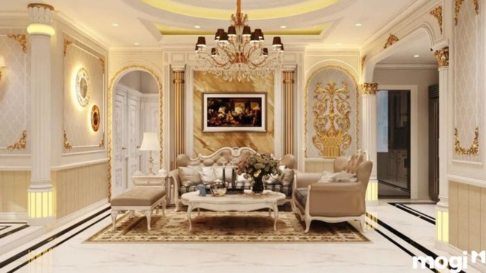 Phòng Khách Theo Phong Cách Tân Cổ Điển Đầy Quyến Rũ