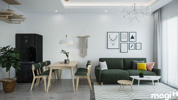 Mẫu Nội Thất Phòng Khách Chung Cư 60m2: Thiết Kế Tinh Tế, Phù Hợp Cho Mọi Không Gian