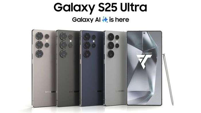 Các màu sắc của Galaxy S25 Ultra