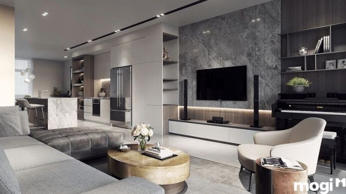 Mẫu Phòng Nội Thất Phòng Khách Chung Cư 80m2: Lựa Chọn Tinh Tế Cho Căn Phòng Rộng Rãi