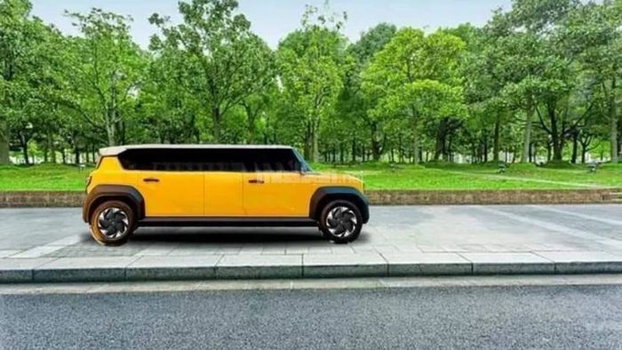 Chế tạo xe VinFast VF3 thành phiên bản Limousine mang lại vẻ ngoài cực kỳ ấn tượng và khác biệt.