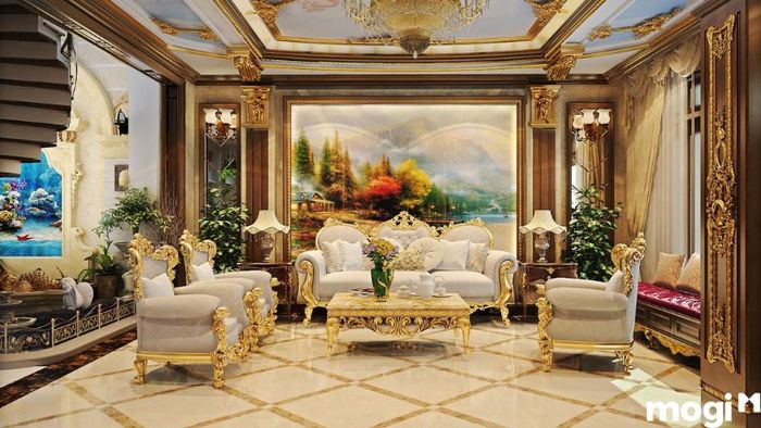 Mẫu Phòng Khách Theo Phong Cách Tân Cổ Điển