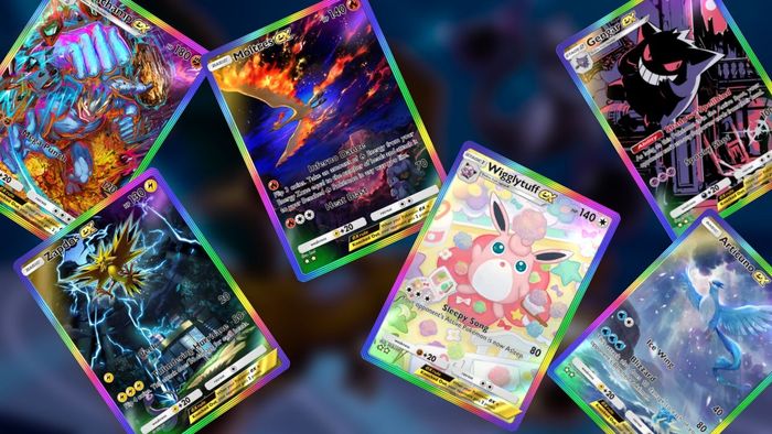 Thẻ Rainbow Full Art EX