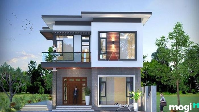 Mẫu nhà vườn 2 tầng được thiết kế nhằm mang lại không gian thông thoáng, mát mẻ và trong lành.